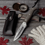 MT-4 Micarta Grünes Cudeman Messer 384-FF