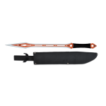 Machete Albainox negro y naranja 32672