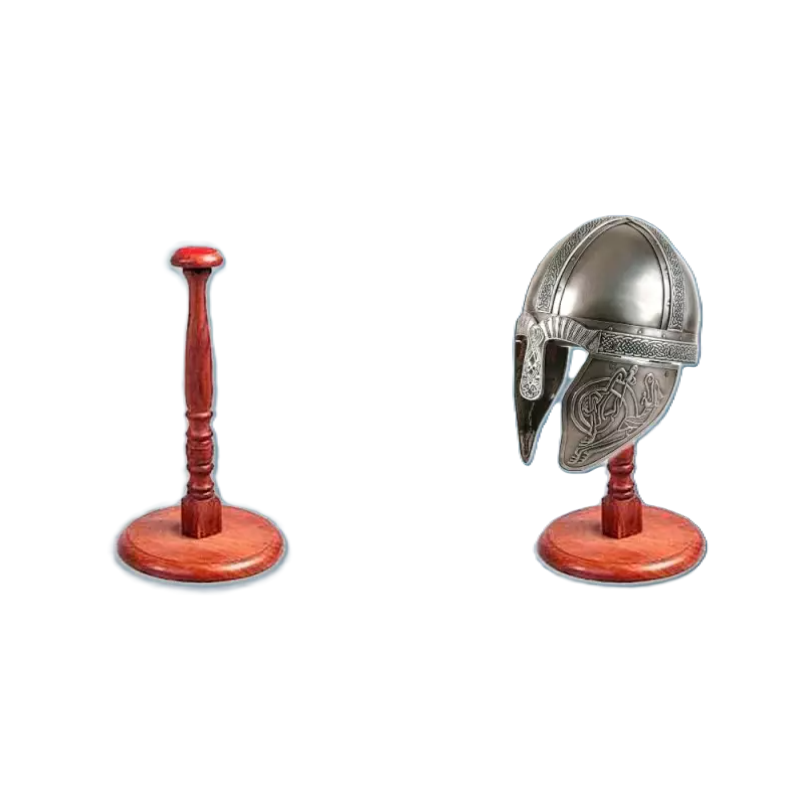 Helmet Display - Wood - Ref 800040