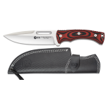 K25 G.10 couteau rouge-noir Lame :15 cm