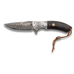 Navalha de Damasco com Ferrule Decorado