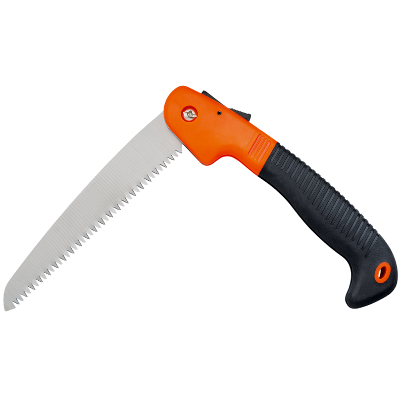 Folding saw black-orange Blade:18 cm