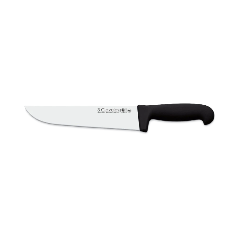 CUCHILLO CARNICERO INOXIDABLE NEGRO 3