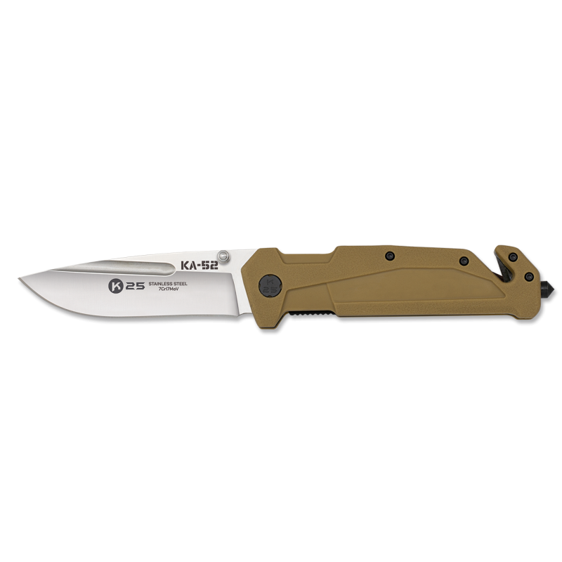 Coltello da salvataggio K25 manico gommato KA-52
