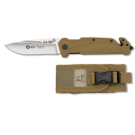 Faca de resgate K25 cabo emborrachado KA-52