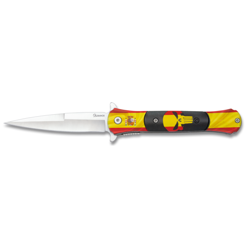 Albainox Spanien Messer-Schädel. Blatt 9,5 cm