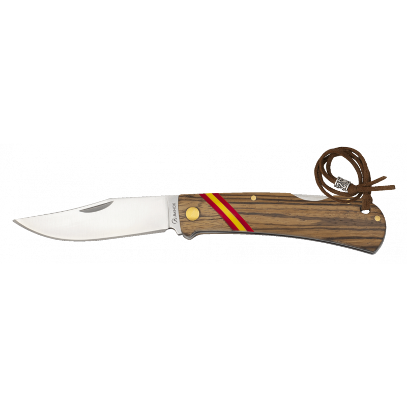 Coltello da tasca in legno zebrato Spagna