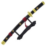 MINI KATANA ORNAMENTAL COM SUPORTE DE MESA (ZS661B-MINI)