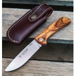 Cudeman Mini Pandora olive wood pocket knife