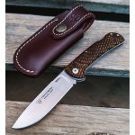 Mini Pandora Cudeman Juma Brown Knife with Seath 389-JF