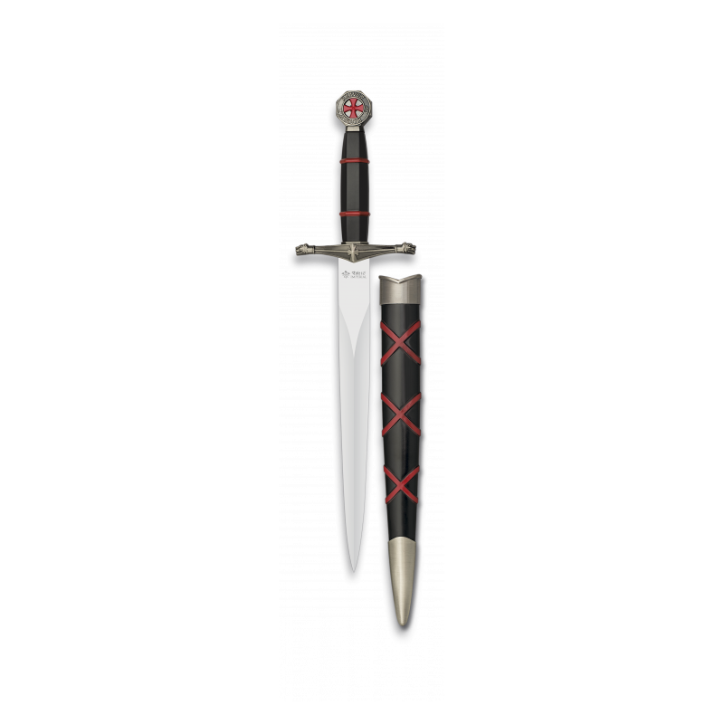 Pugnale nero-rosso tole10 . Scheda tecnica 23.6