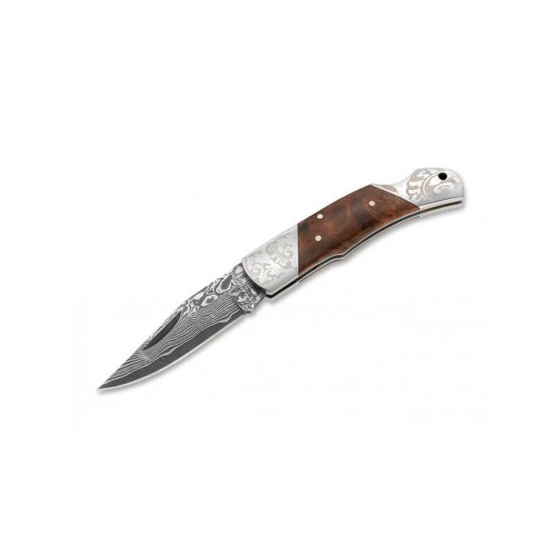 Böker Magnum Damascus Duke pocket knife