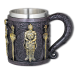 Taza resina caballero templario