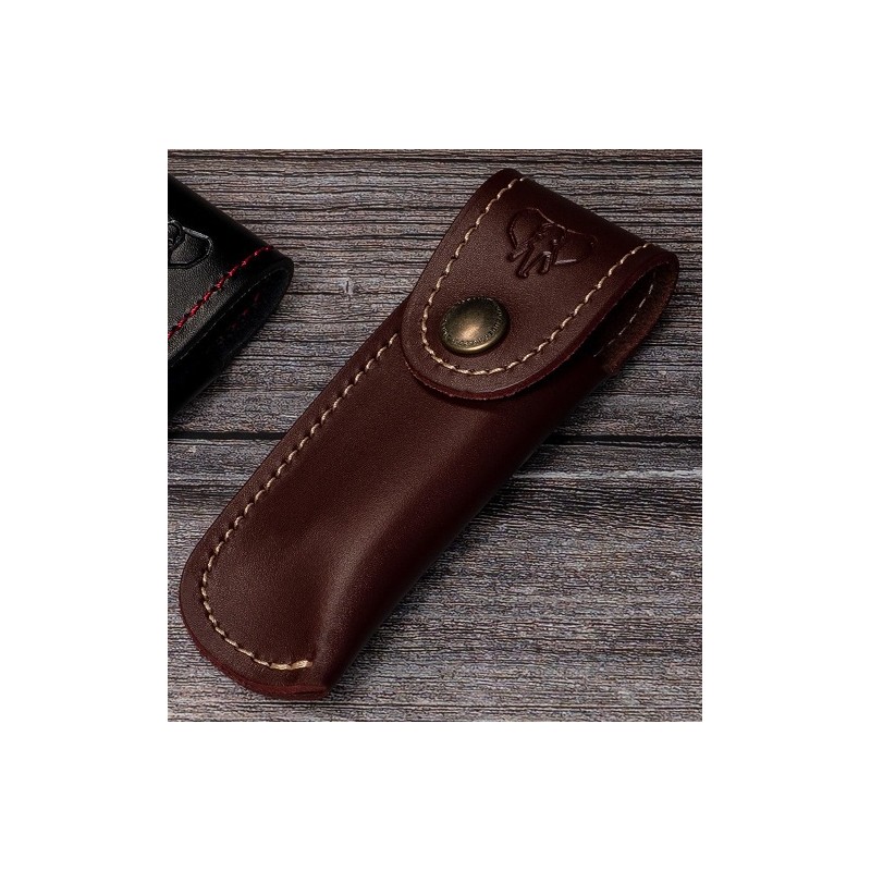 Custodia Cudeman in pelle marrone 606-C