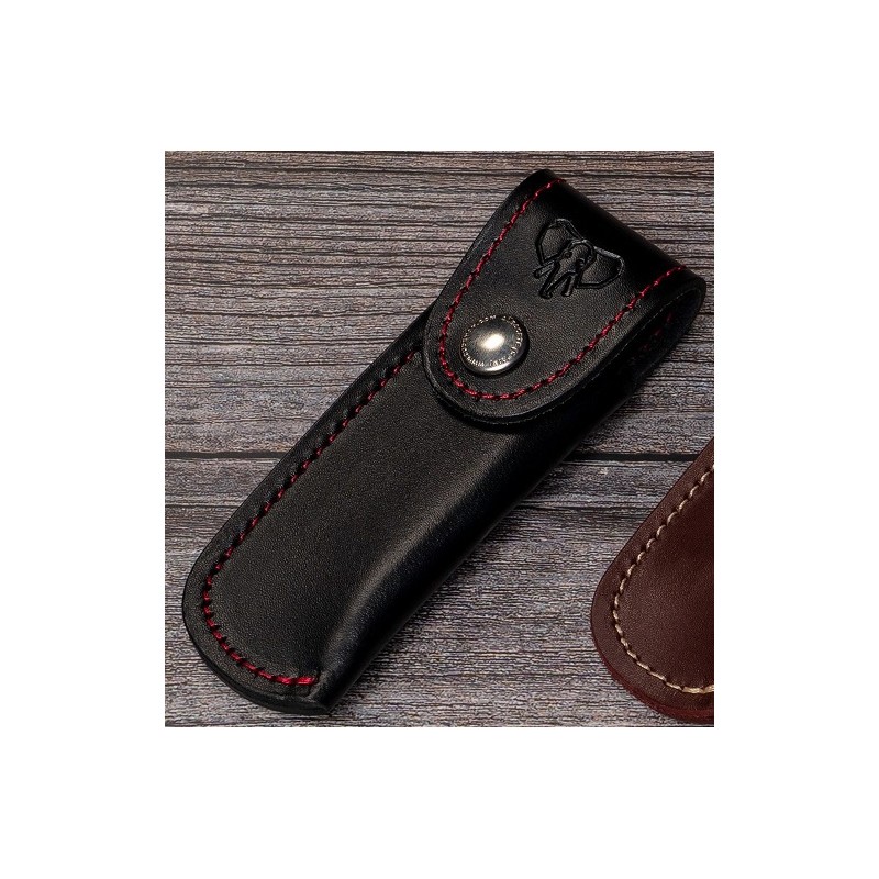 Custodia Cudeman in pelle nera 606-N