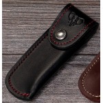 Étui Cudeman en cuir noir 606-N