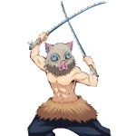 Dämonentöter Katana S0274 Katana von Inosuke Hashibira inoffizielle Replik