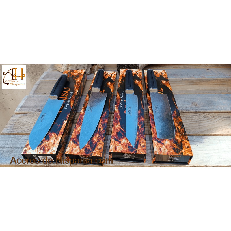 Damast Küchenmesser Packung