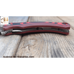Coltello K25 CNC G-10 Rosso-Nero Lama: 9,8 cm