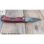Coltello K25 CNC G-10 Rosso-Nero Lama: 9,8 cm