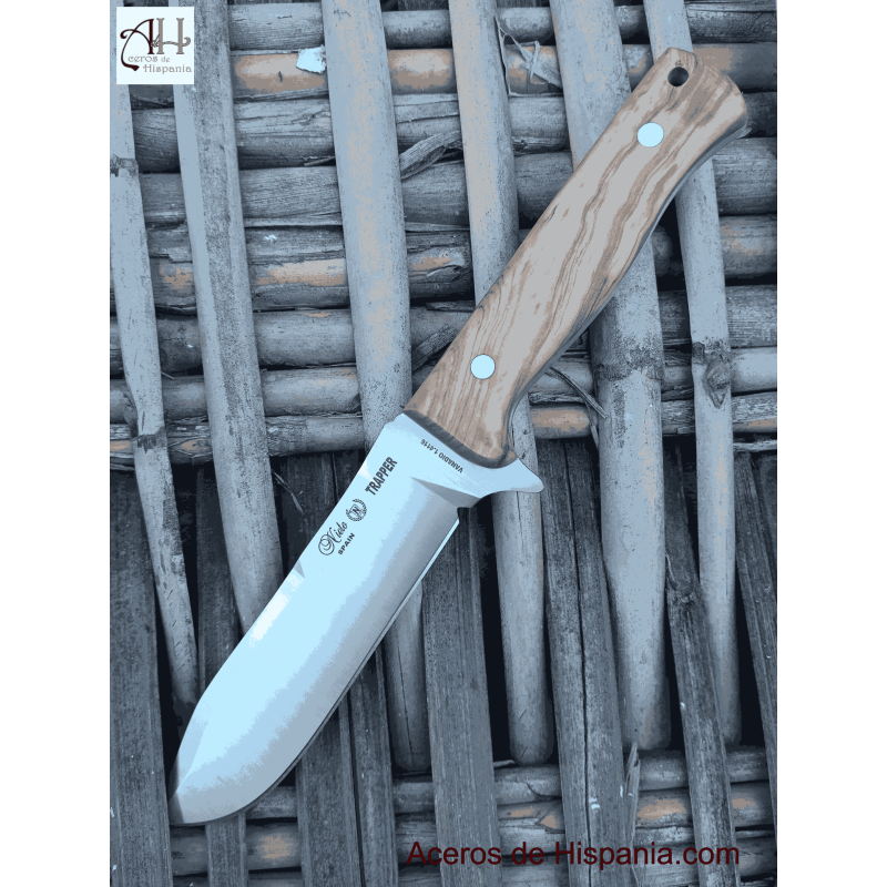 Cuchillo Nieto Trapper madera de olivo Hoja 13,5cm