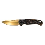 Golden Leaf Totenkopf Messer