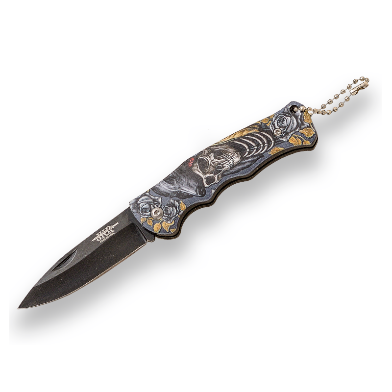 Piraten Totenkopf Messer