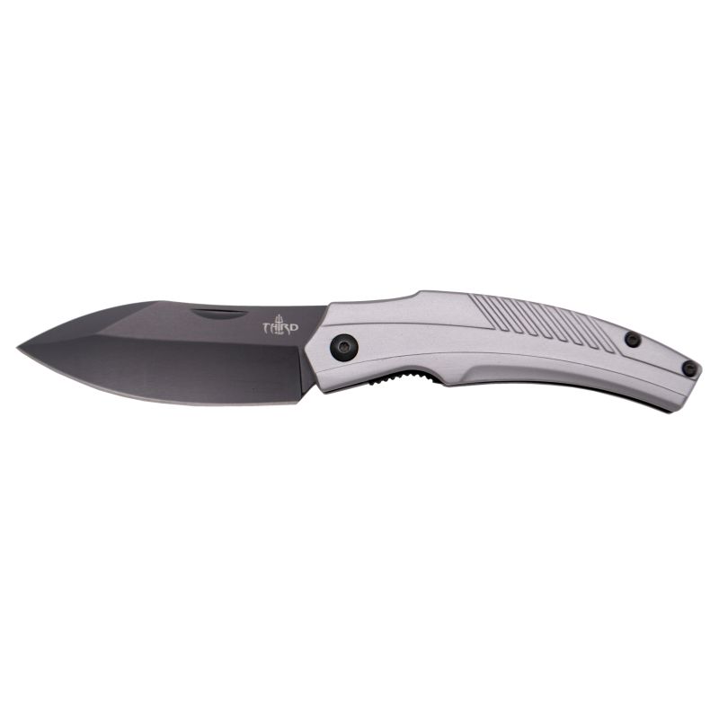 Third Aluminium Knife Black Blade