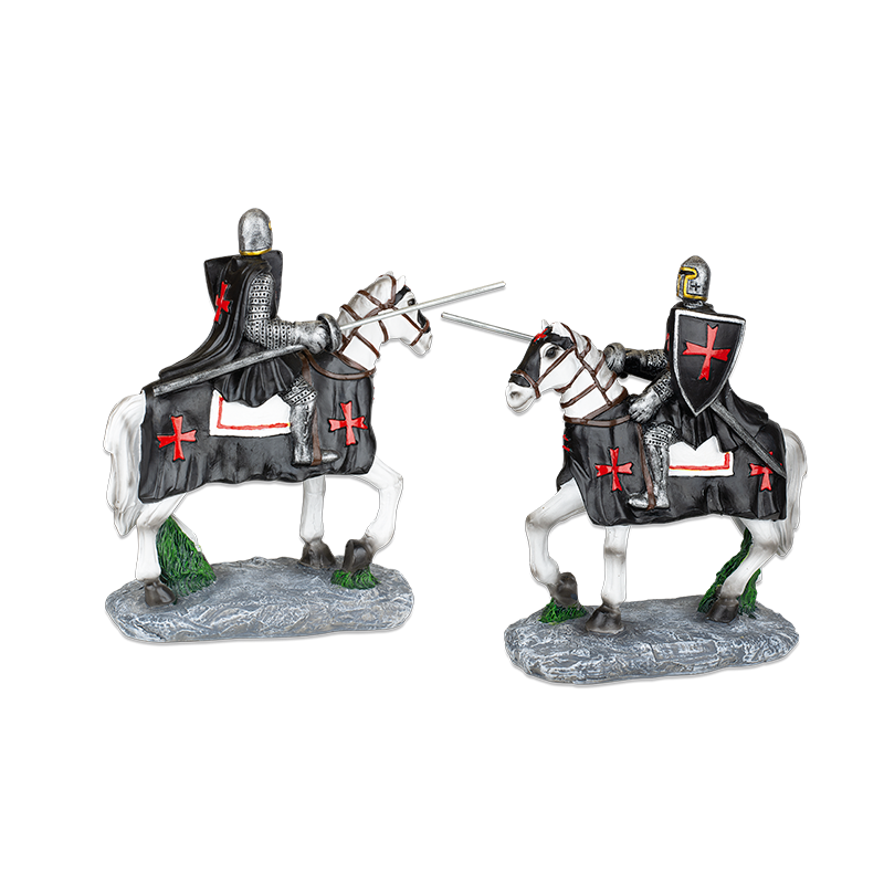Black Templar White Horse with Lance