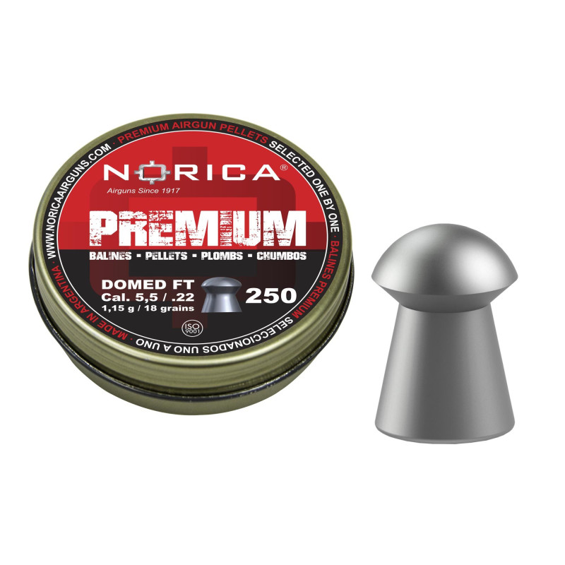 Norica Premium Domed FT 4.5 500uds 0.6g