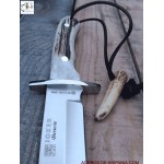 Coltello Bowie Joker con manico di cervo