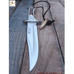 STAG HORN BOWIE KNIFE 16 CM STAINLESS STEEL BLADE LENGTH