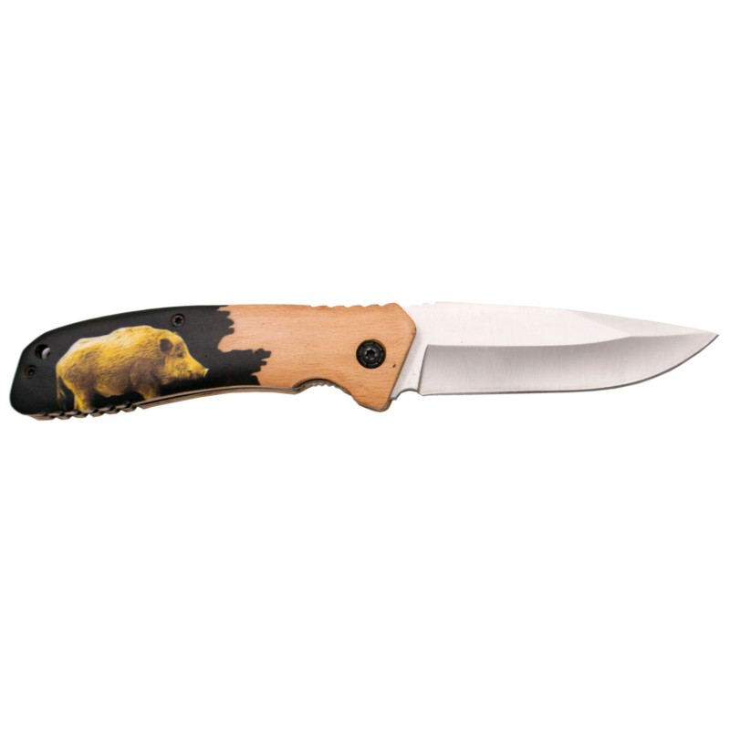 N65J Third coltello da tasca con cinghiale