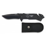 Schwarzes taktisches Messer der Civil Guard