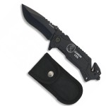 Schwarzes taktisches Messer der Civil Guard