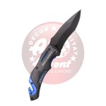 Couteau tactique Third modèle N81P NATIONAL POLICE avec briseur de turbinder.