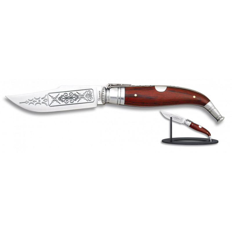 SEVILLANISCHES MESSER MIT VERZIERTER KLINGE UND DISPLAY