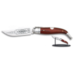 COLTELLO SIVIGLIANO CON LAMA DECORATA ED ESPOSITORE