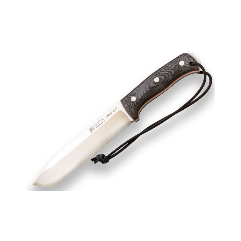 JOKER NOMAD 6.5’ BLACK MICARTA SURVIVAL KNIFE.