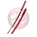 Damasco Funcional Katana Vermelha S6040
