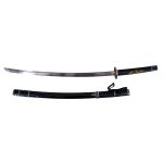 Functional Katana Black with blue details S2023H