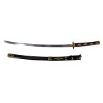 Functional Katana Black with red details S2024H