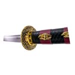Katana Funcional Negra con detalles rojos S2024H