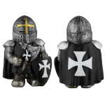 Caballero templario con hacha miniatura resina