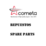 Cometa de rechange - Vis arrière verticales C-100