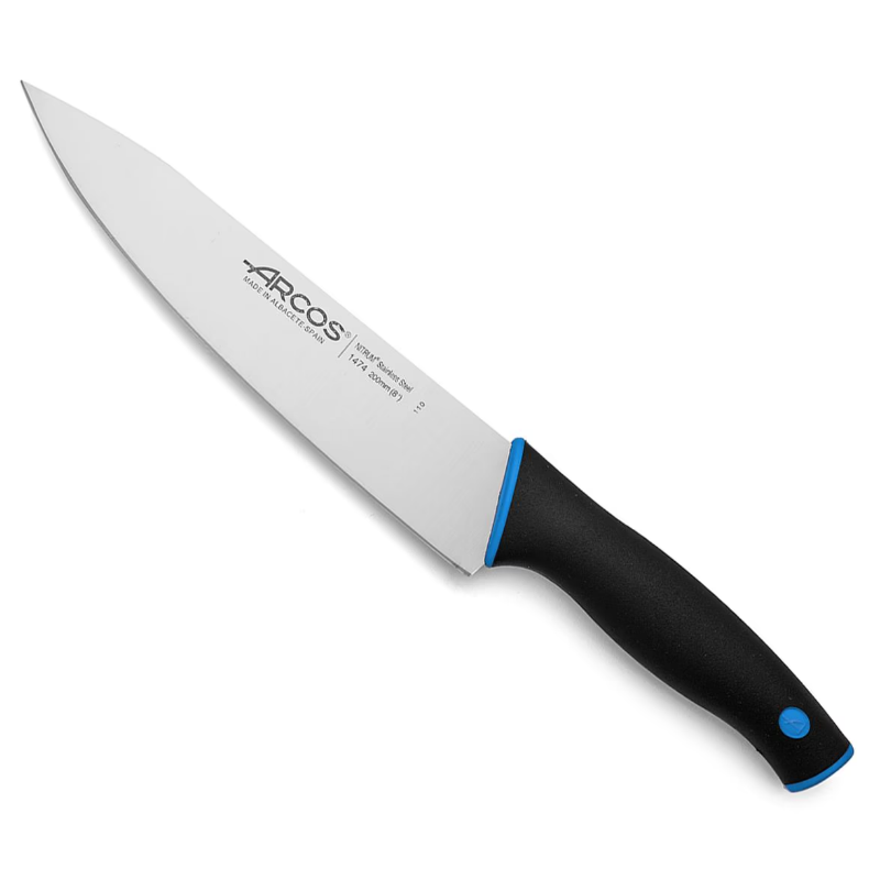 Lama del coltello da cucina blu Arcos Duo: 20 cm