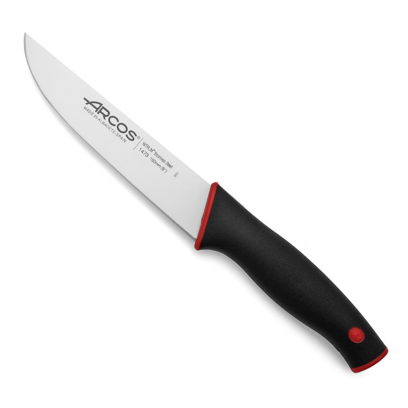 Cuchillo Cocinero Arcos Dúo Rojo 15cm