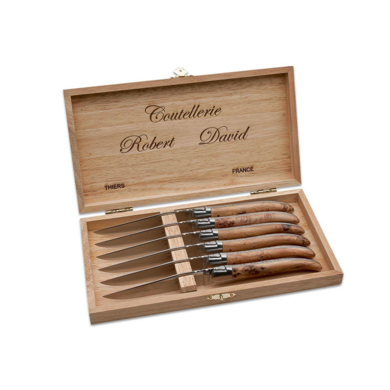 Steakmesser Robert David Set Wacholder