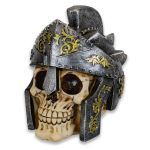 Calavera con Casco Decorativa
