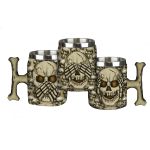 Taza resina 3 calveras